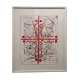Abstract painting Johan Desimpele