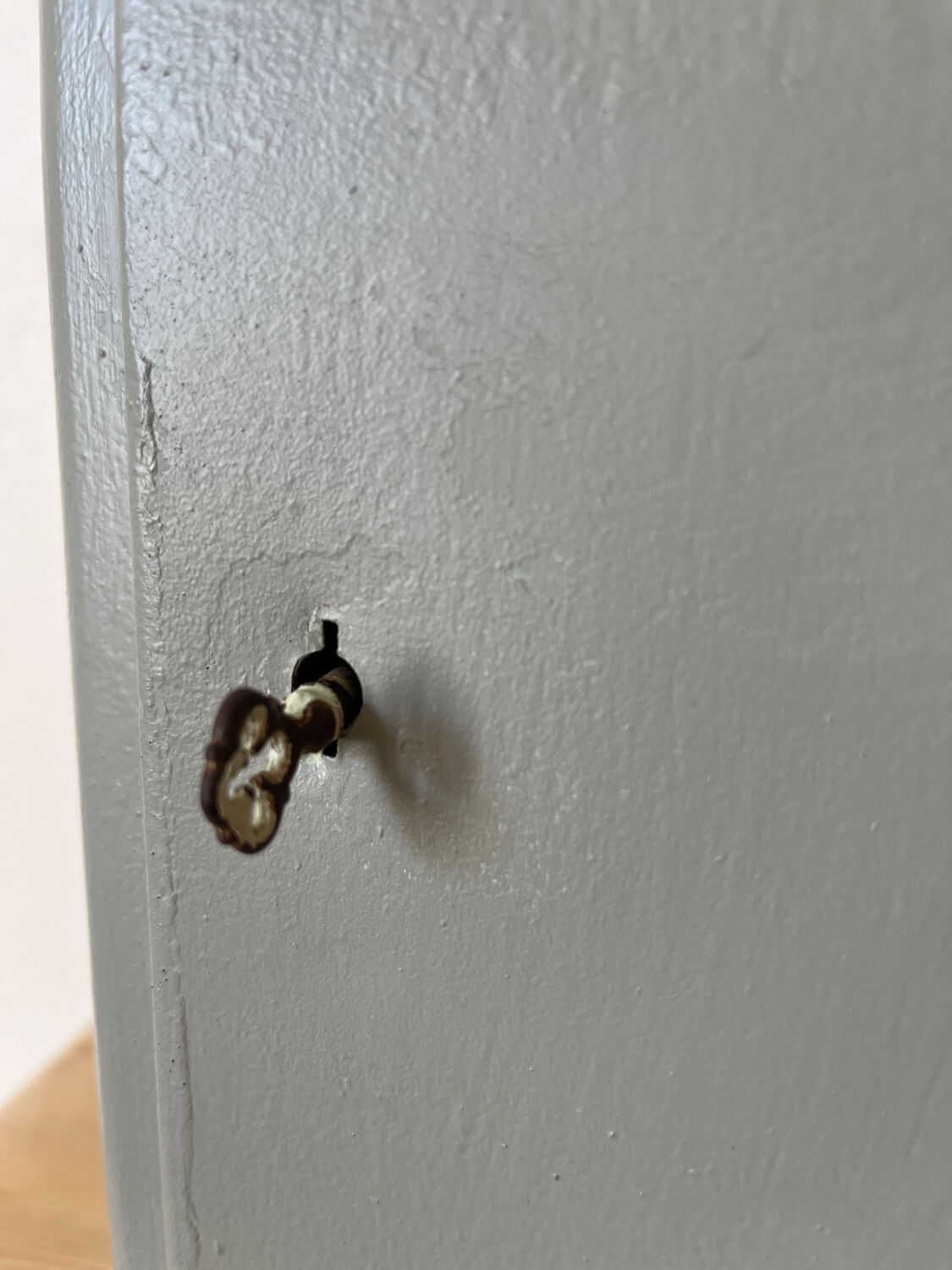 Metal pharmacy cabinet