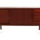 Vintage Scandinavian teak sideboard with 5 drawers - Denmark, 1990s