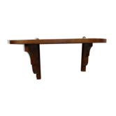 Etagère suspendue art déco en chêne