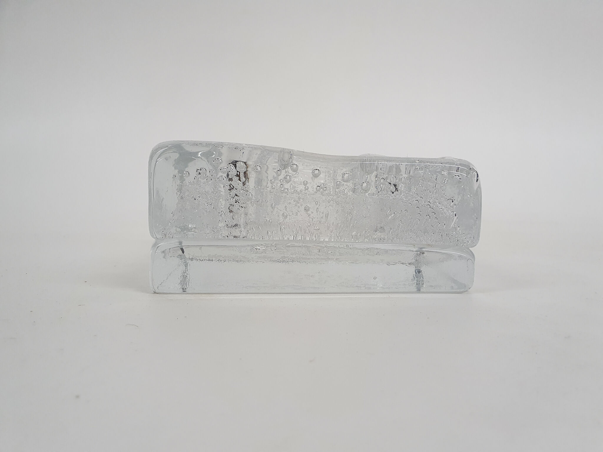 Glass ashtray or bowl, Italy 1980's