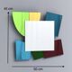 Colored Mirror with Irregular Shape in the style of Ettore Sottsass, Italy