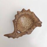 Ceramic ashtray zoomorphic fish