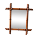 Wooden barber mirror Bamboo style 20-30s