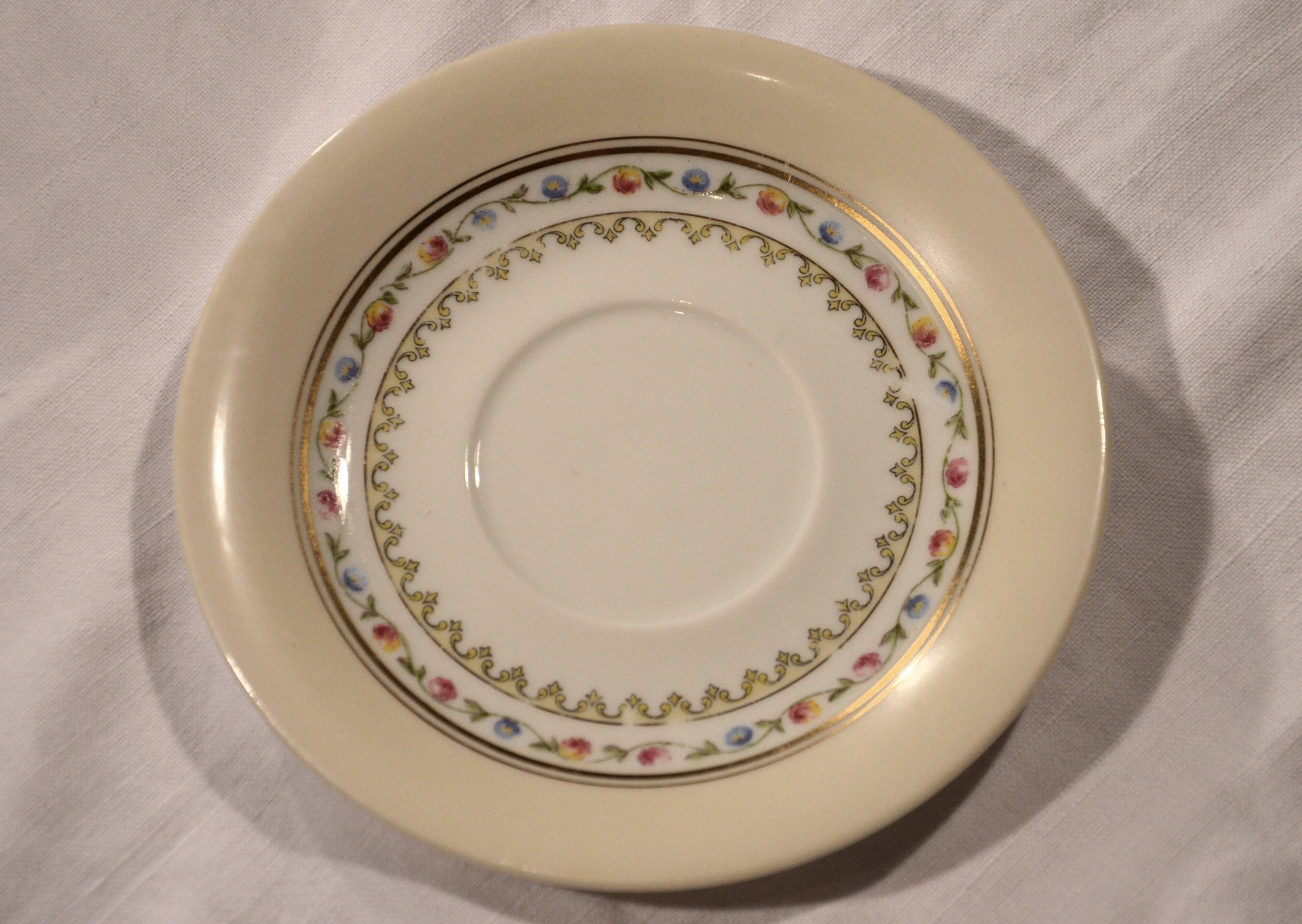 75-piece vintage porcelain table service, Raynaud & Co., Limoges.