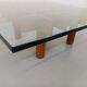 Vintage Italian square coffee table Kyoto by Gianfranco Frattini for Knoll