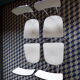 Suite 4 chairs formica white