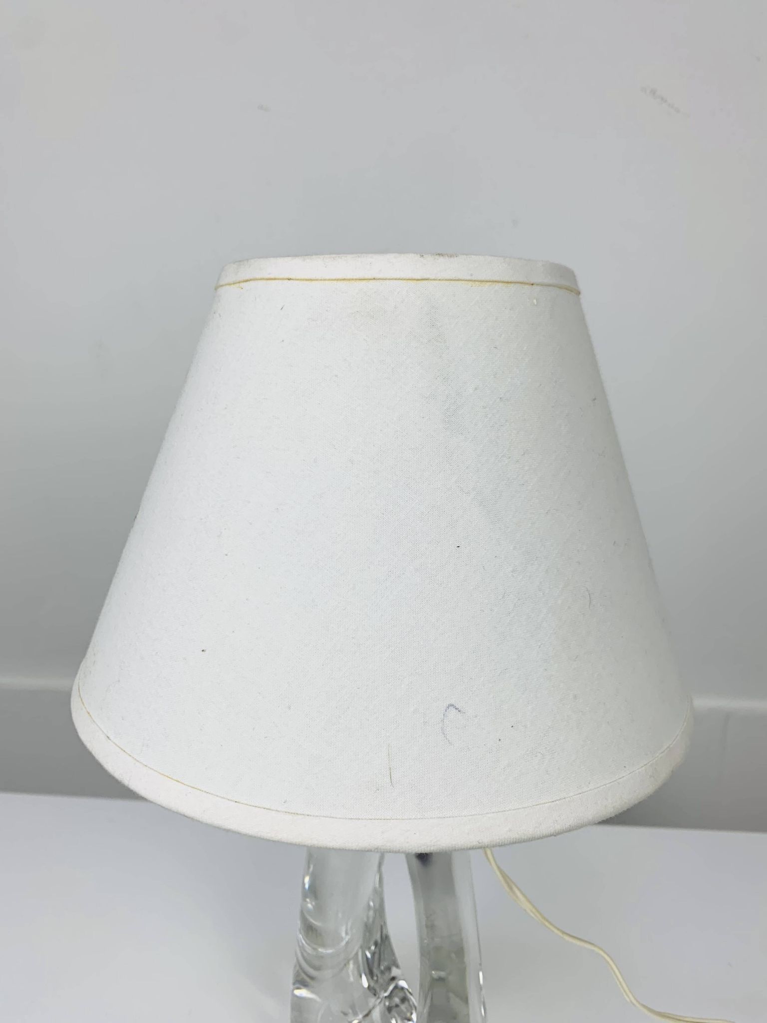 Lampe cristal vintage années 60