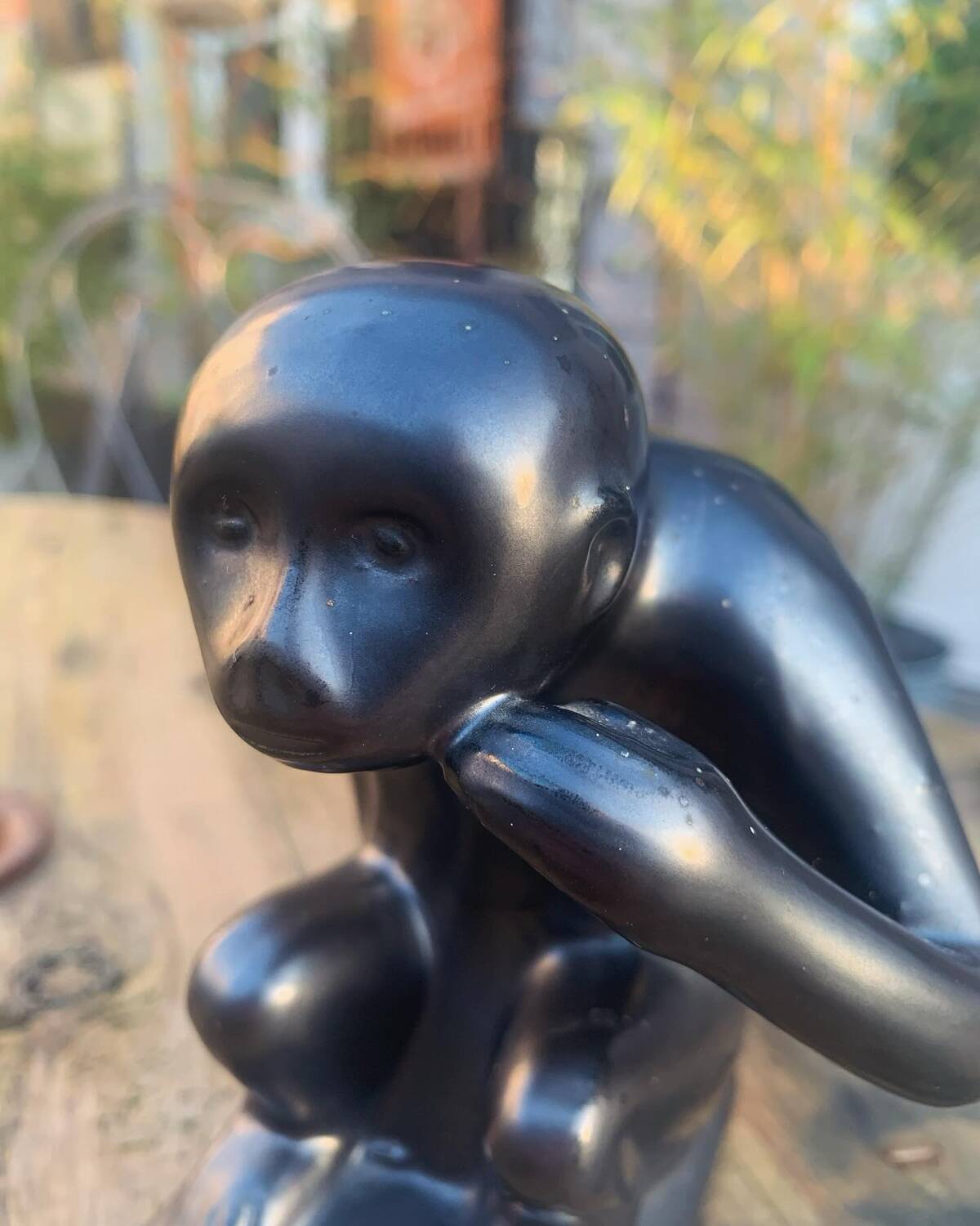 Ceramic monkey