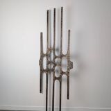 Brutalist Cast Aluminum Door Panel, 1960s