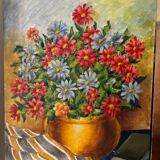 Bouquet of flowers signed
