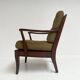 Re-upholstered Swedish arm chair bij Engens Mobelfabrik, 1970s