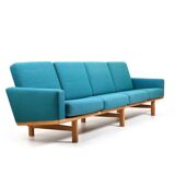 Hans J. wegner GE-236/4 Sofa Getama Denmark 1960s