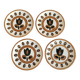 Set of 4 Kimono Boch plates