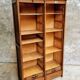 Antique roller shutter cabinet Paris oak wall cupboard
