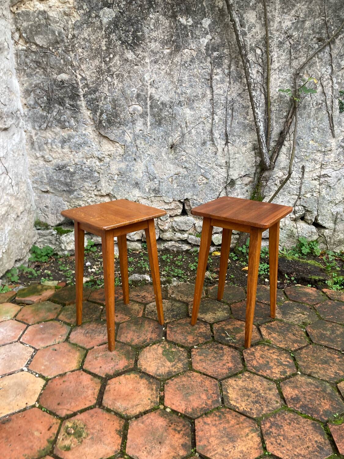 Pair of vintage stools