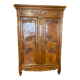 Bressane cabinet dated 1863, in walnut, ash and ash magnifying glass