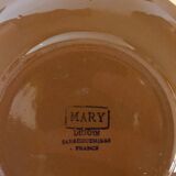 Set of 4 Digoin Sarreguemines "Mary" plates