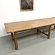 XXL farmhouse table in solid oak 350 cm - Reconstruction Style - 1950s