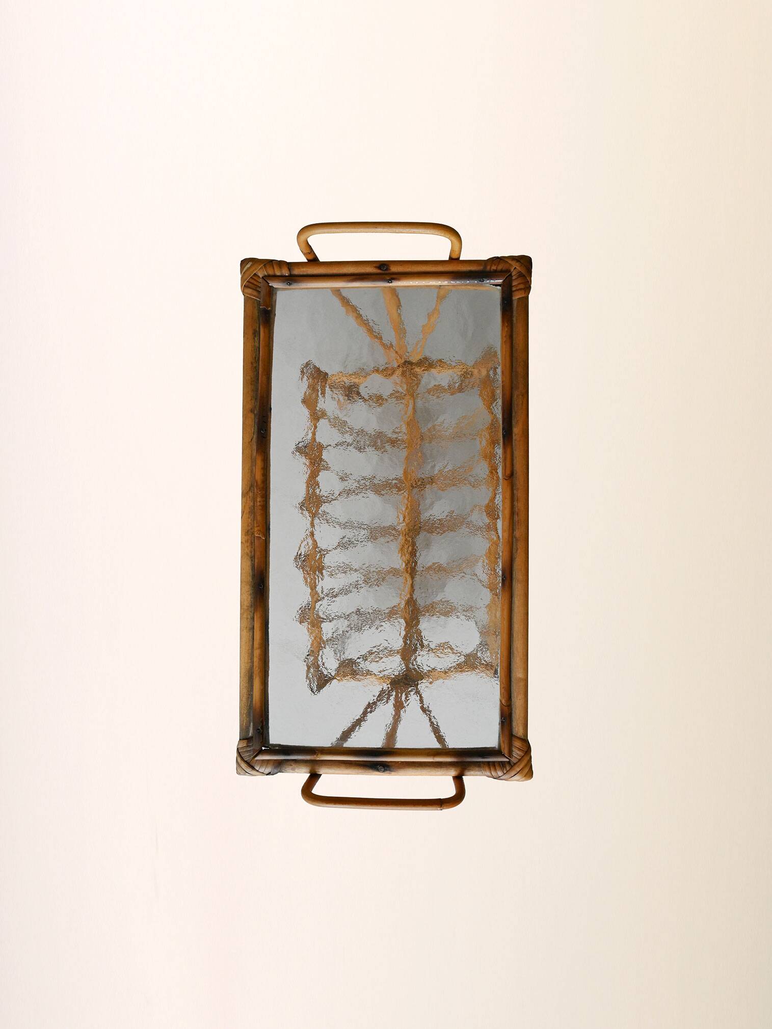 Vintage Swedish Bamboo Magazine Rack