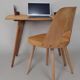 Side table in ash by Rakovnik, Czech vintage 1960s