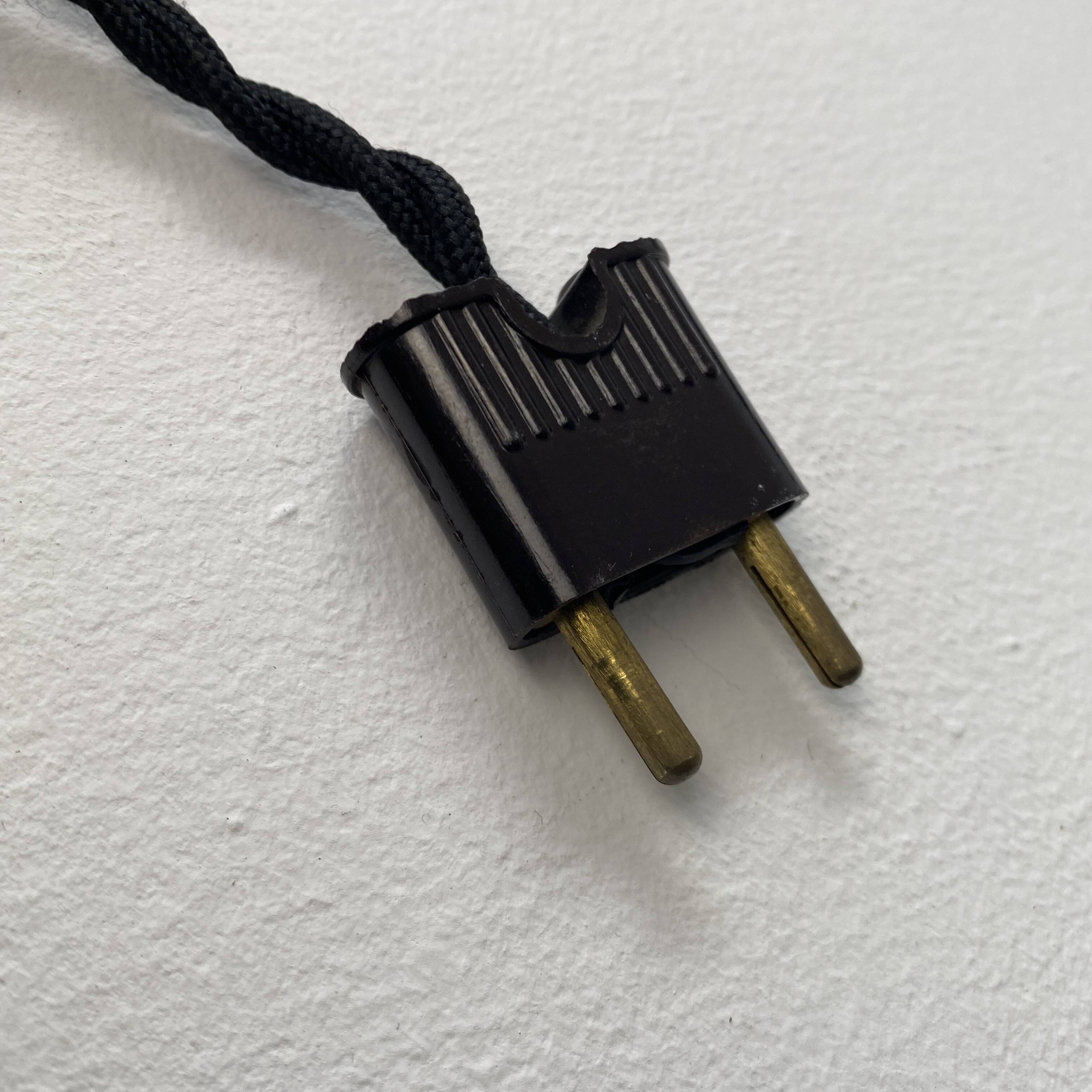 Old industrial wall light with counterweight.