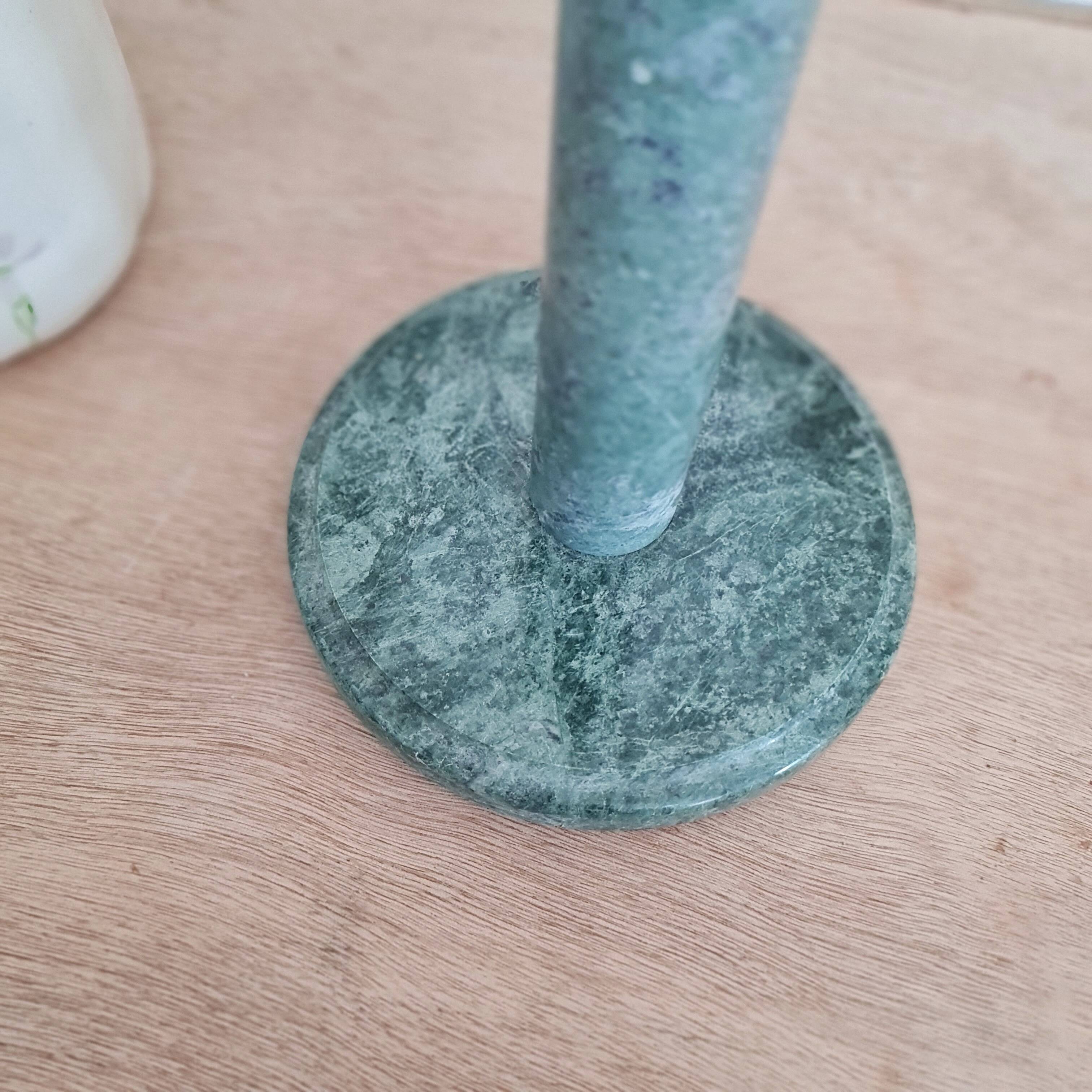 Paper towel roll - green marble base for paper