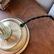 Lampe anglaise en laiton et altuglass