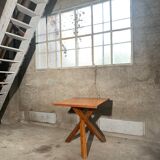 Solid elm table