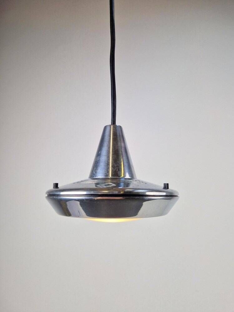 Postmodern Ursa Minor Pendant Lamp in Aluminum by Vico Magistretti for Nemo, Italy, 1990s