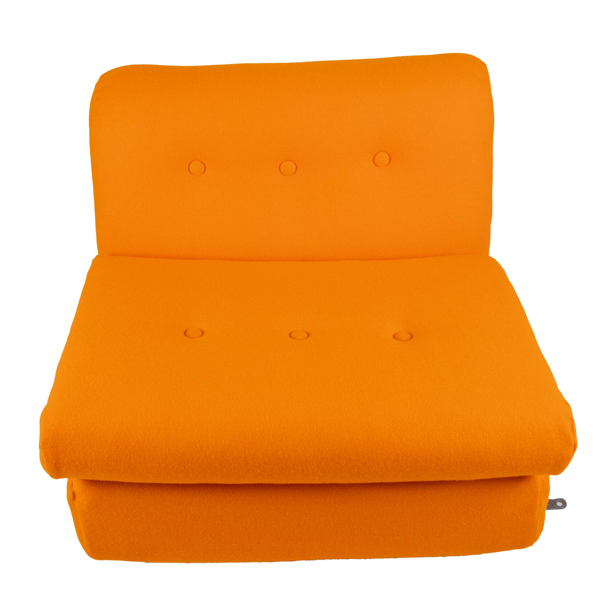Orange Amanta Sofa by Mario Bellini for B&B Italia