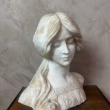 Marble bust of a woman