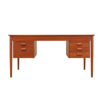 Bureau en teck, design danois, années 1960, designer : Børge Mogensen, fabricant : Sø