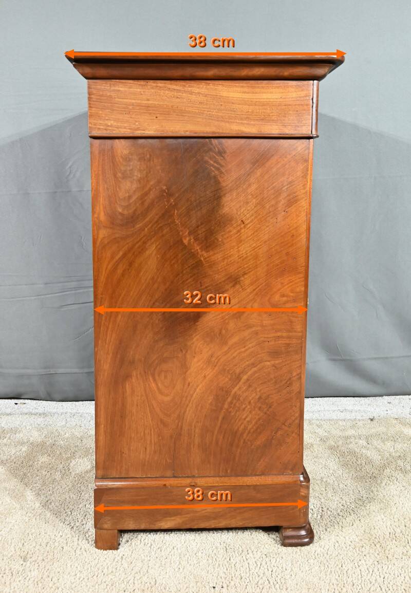 Mahogany Bedside Table, Restoration style – 2nd part 19th century