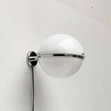 Mid-century Italian space age spherical wall light by Guzzini.