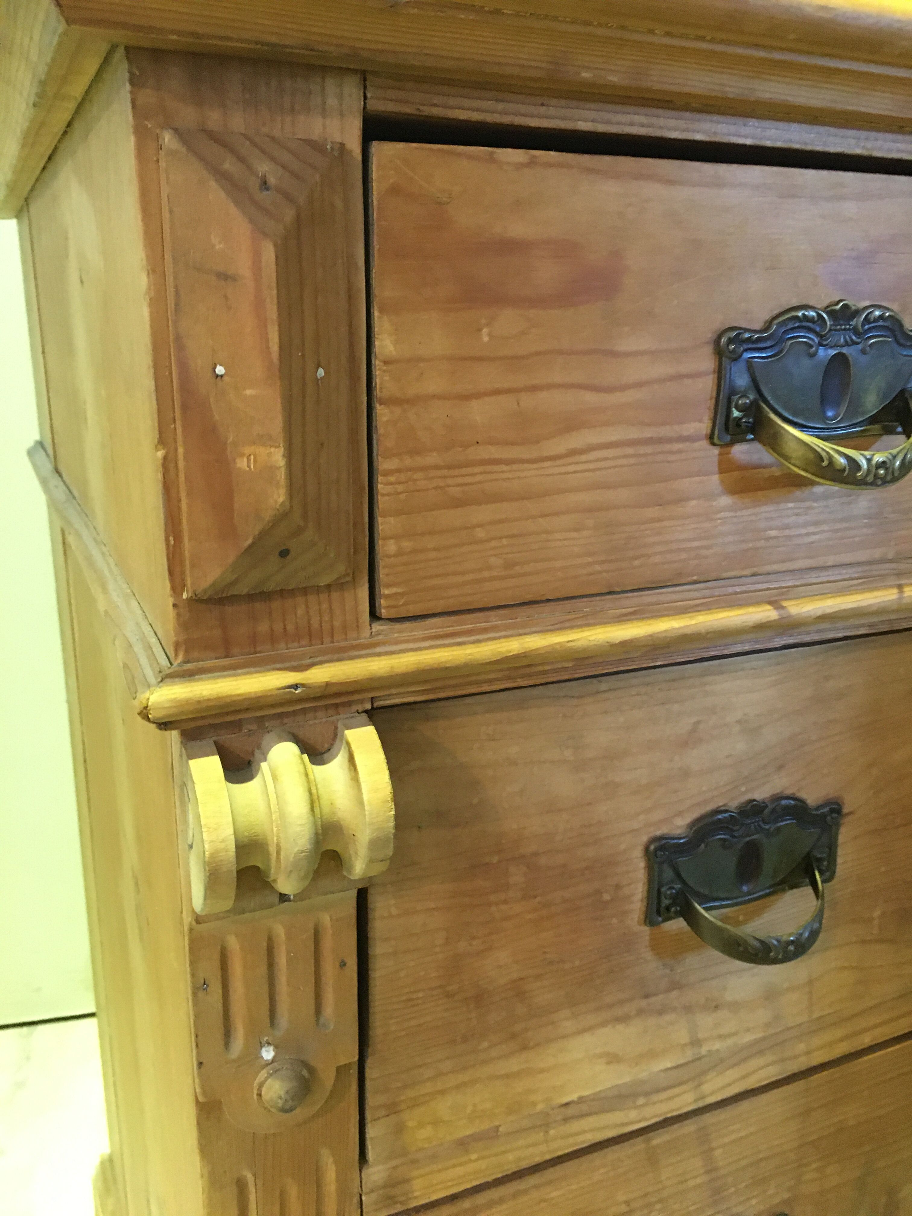 Old English chest of drawers