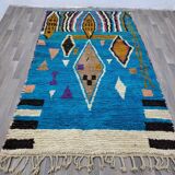 Traditional Moroccan rug, pure wool, 3x2 m.