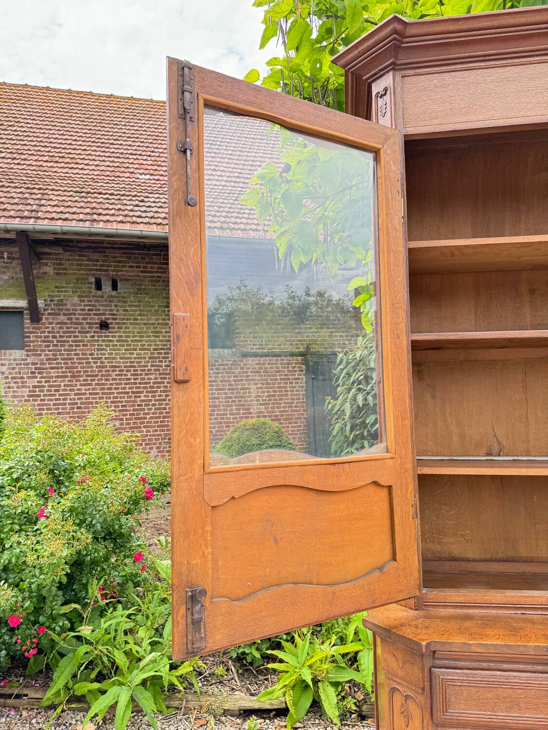 Impressive Castle Commode Forming Showcase From Louis XIV XVIII Eme Century