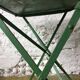 Folding iron garden table