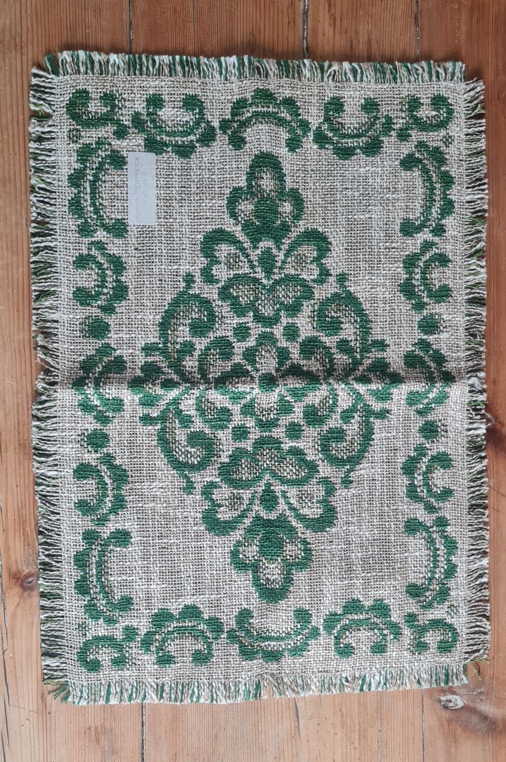 Vintage linen placemat