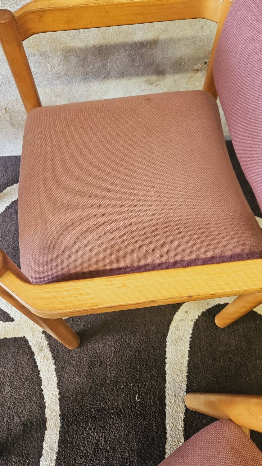 Set of 4 bentwood armchairs from the 1980s