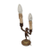 Lampe de table candélabre en laiton