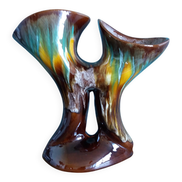 Vallauris free-form vase