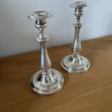Pair of Christofle Candle Holders