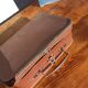 Set of 3 old cardboard suitcases