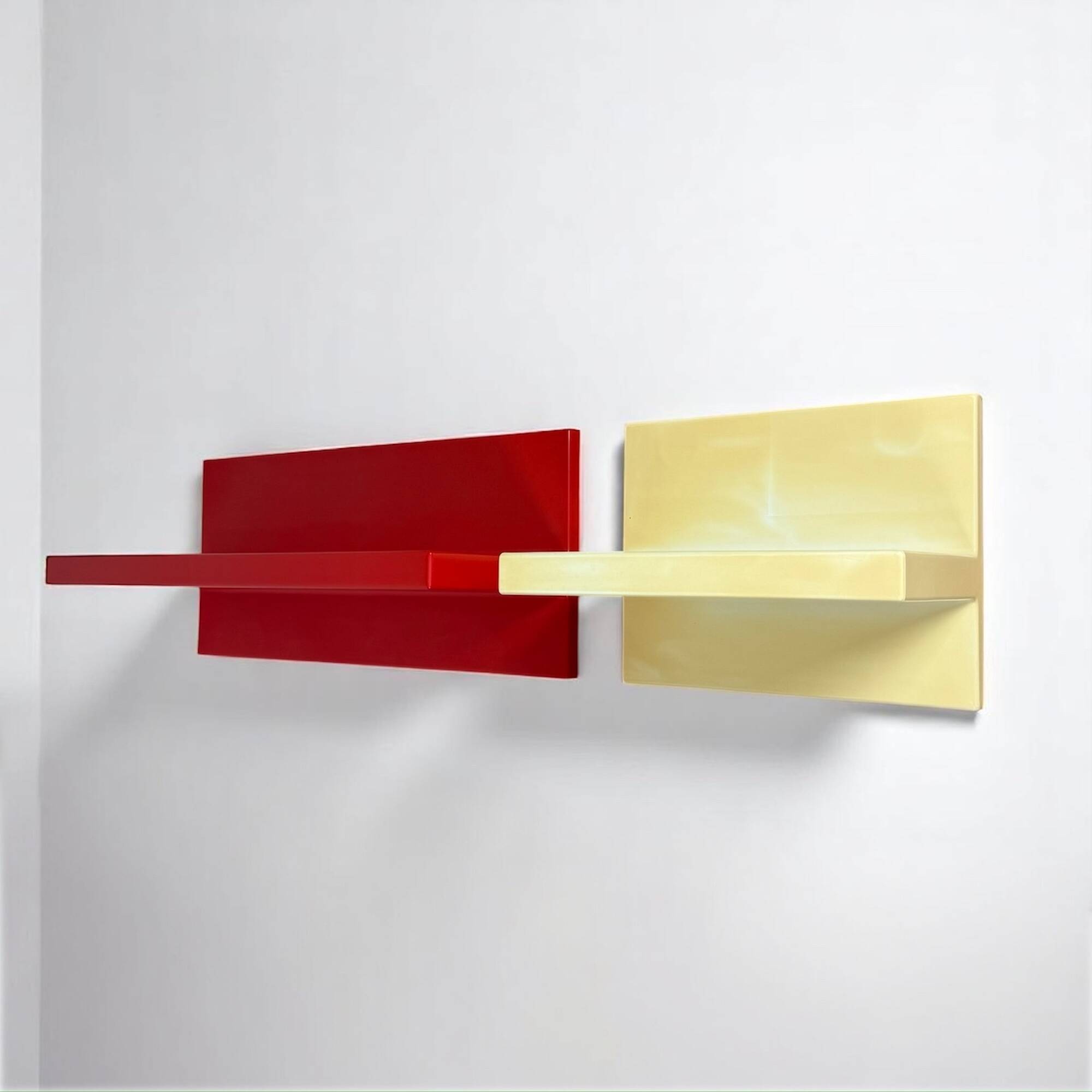 Pair of 1970s Kartell shelves by Marcello Siard