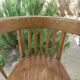 pair of dark bistro chairs, rounded backs, Baumann style
