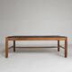 Vintage oak coffee table with a slate top in an oak frame, 1960s.