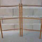 Old wooden towel rack