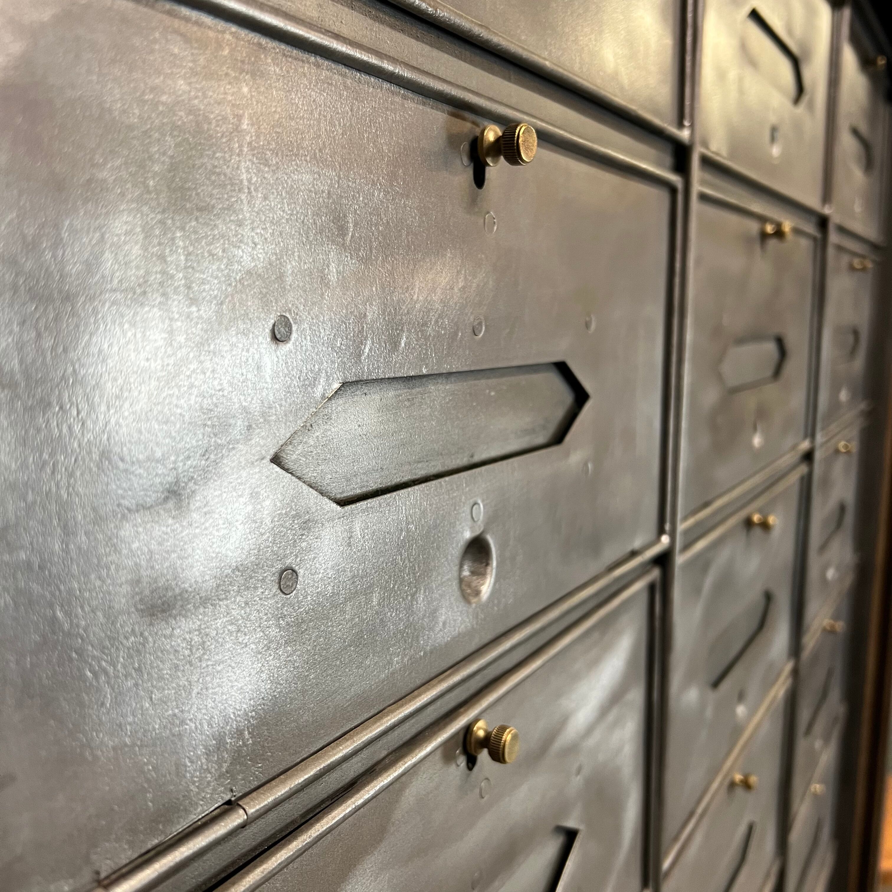 Furniture with flap and steel curtain circa 1930